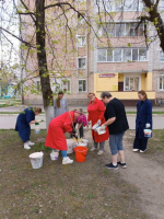 Сельцовцы присоединились к Всероссийскому субботнику